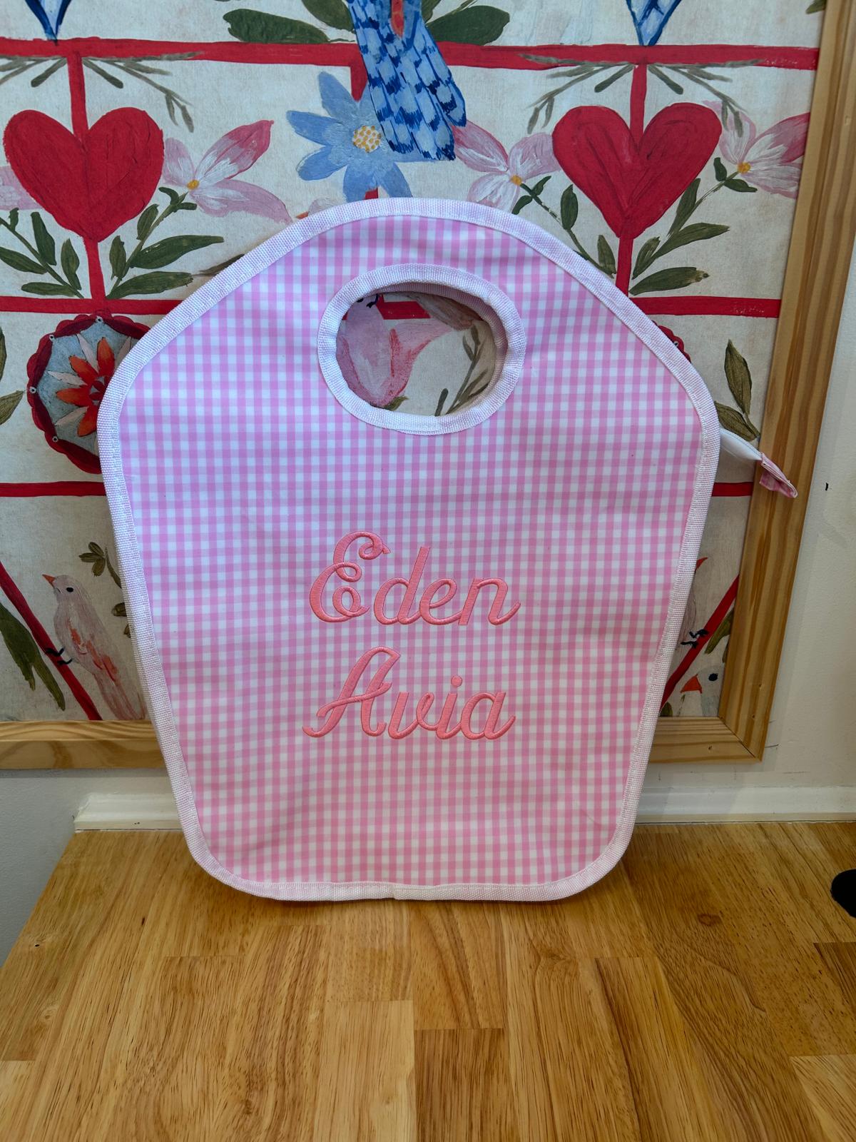 Vinyl Keyhole Diaper Bag