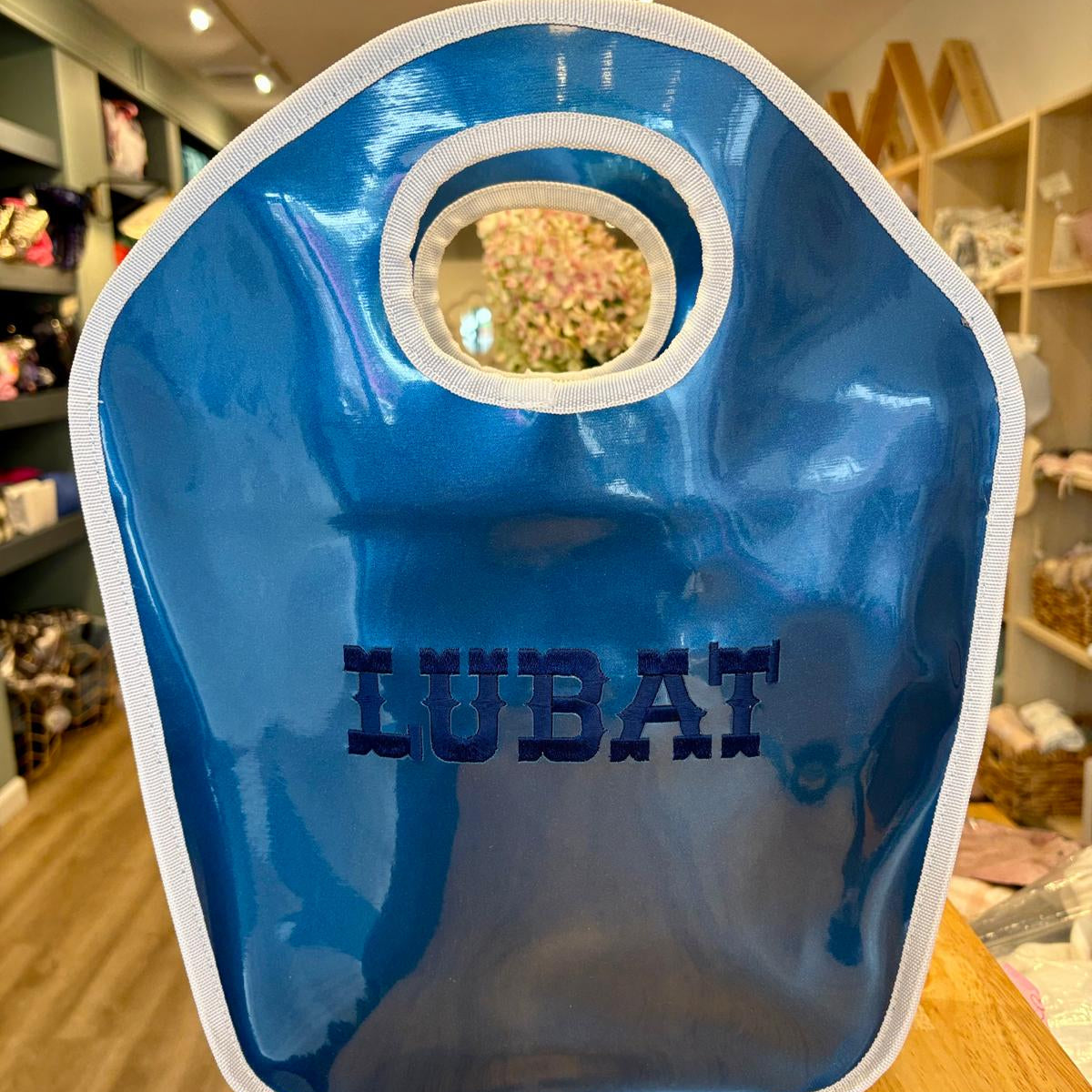 Vinyl Keyhole Diaper Bag
