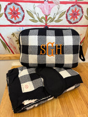 Travel Blanket Eye Mask Set