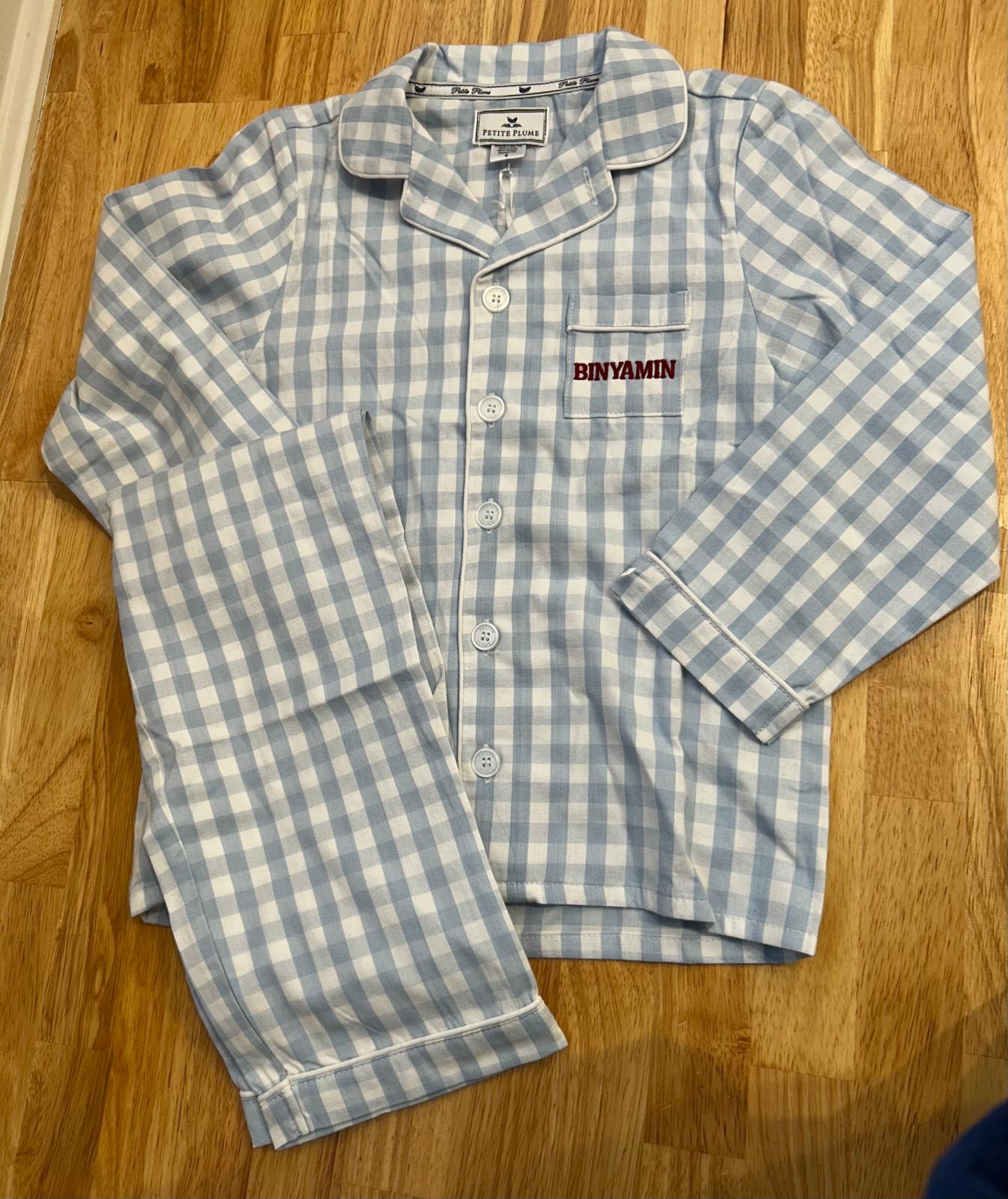 Kid's Twill Pajama Set