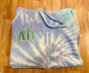 Tie-Dye Adult Zip-Up Hoodie Sweatshirt