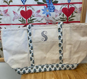 Block Print Large Classic Tote