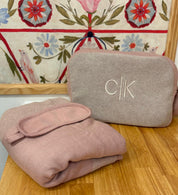 Travel Blanket Eye Mask Set