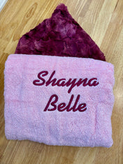 Plush Minky Hooded Towel