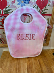 Vinyl Keyhole Diaper Bag