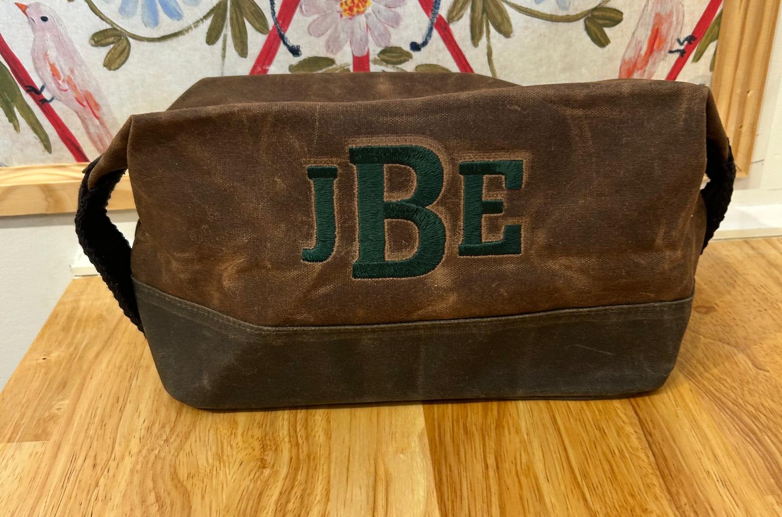Waxed Dopp Bag