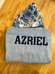 Toile Hooded Towel