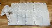 Scalloped Hem Napkin | Set of 4