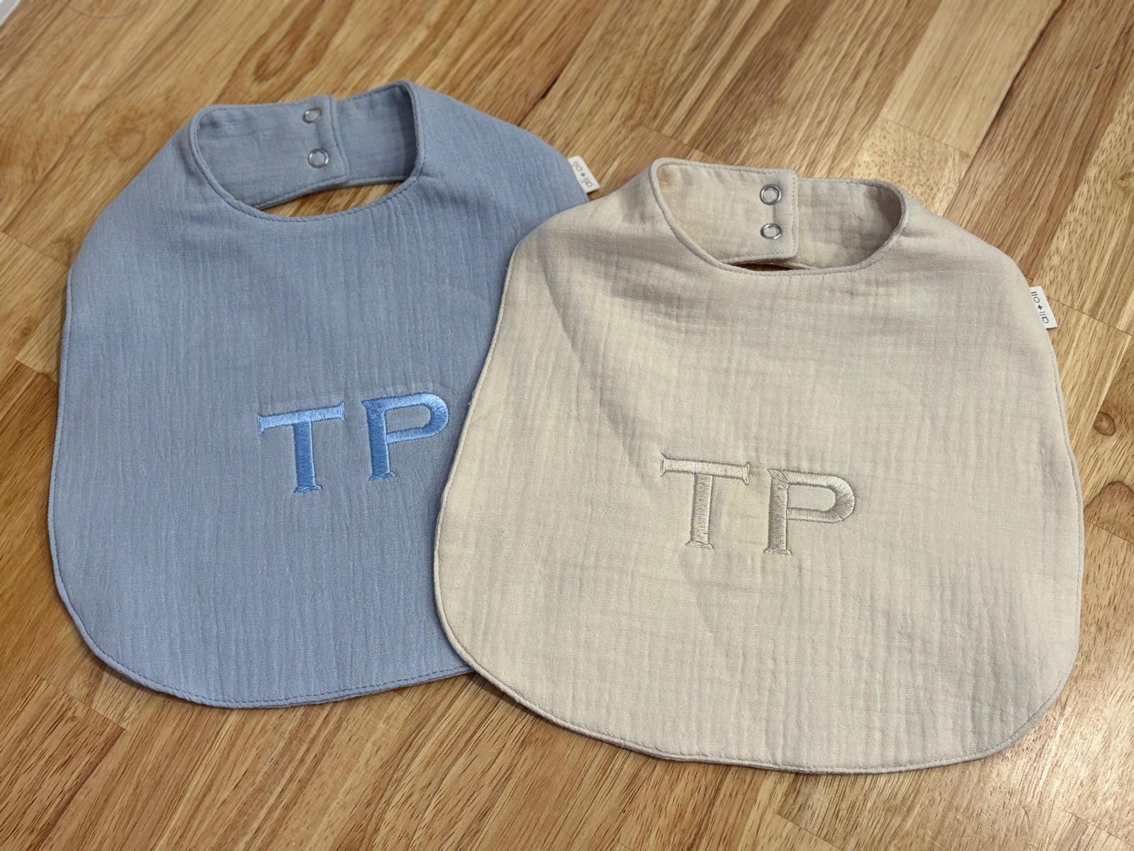 Muslin Cotton Snap Baby Bib