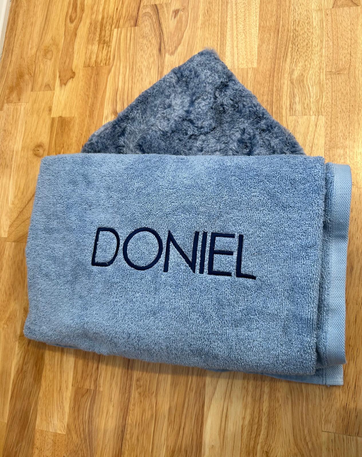 Plush Minky Hooded Towel