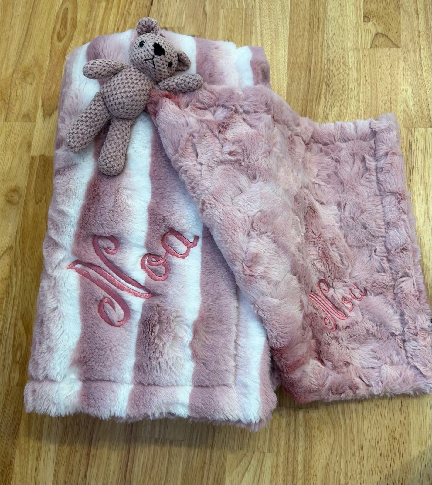 Minky Bear Lovey