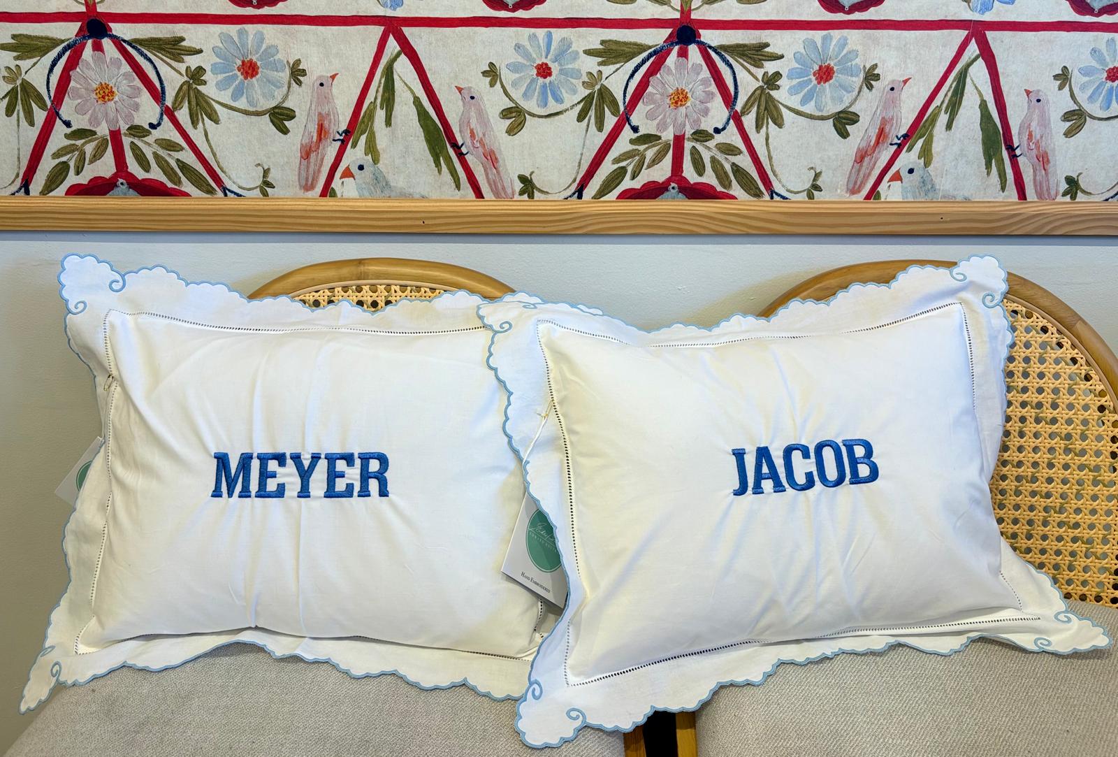 Double Thick Scalloped Baby/Boudoir Pillow Shams and Insert