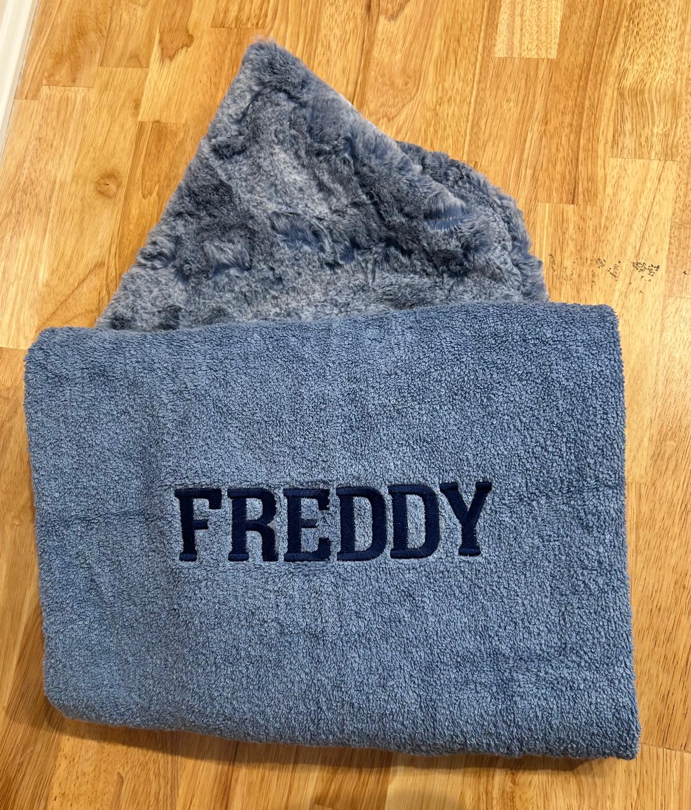 Plush Minky Hooded Towel