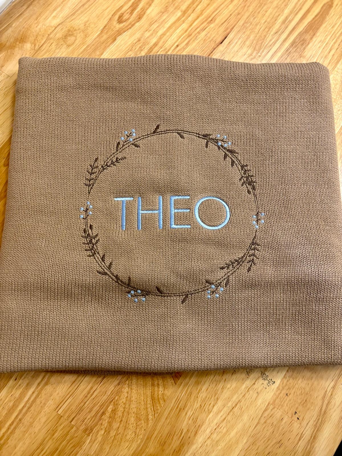 Embroidered Double Sided Blanket