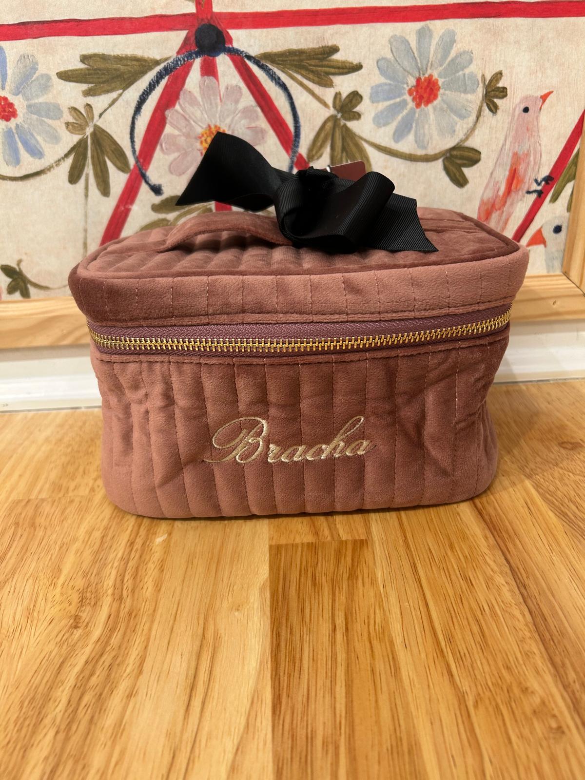 My Makeup Quilted Velvet Cosmetic Box