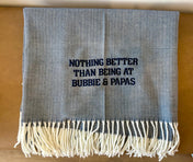 Fringed Herringbone Throw