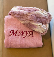 Plush Minky Hooded Towel