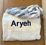 Plush Minky Hooded Towel