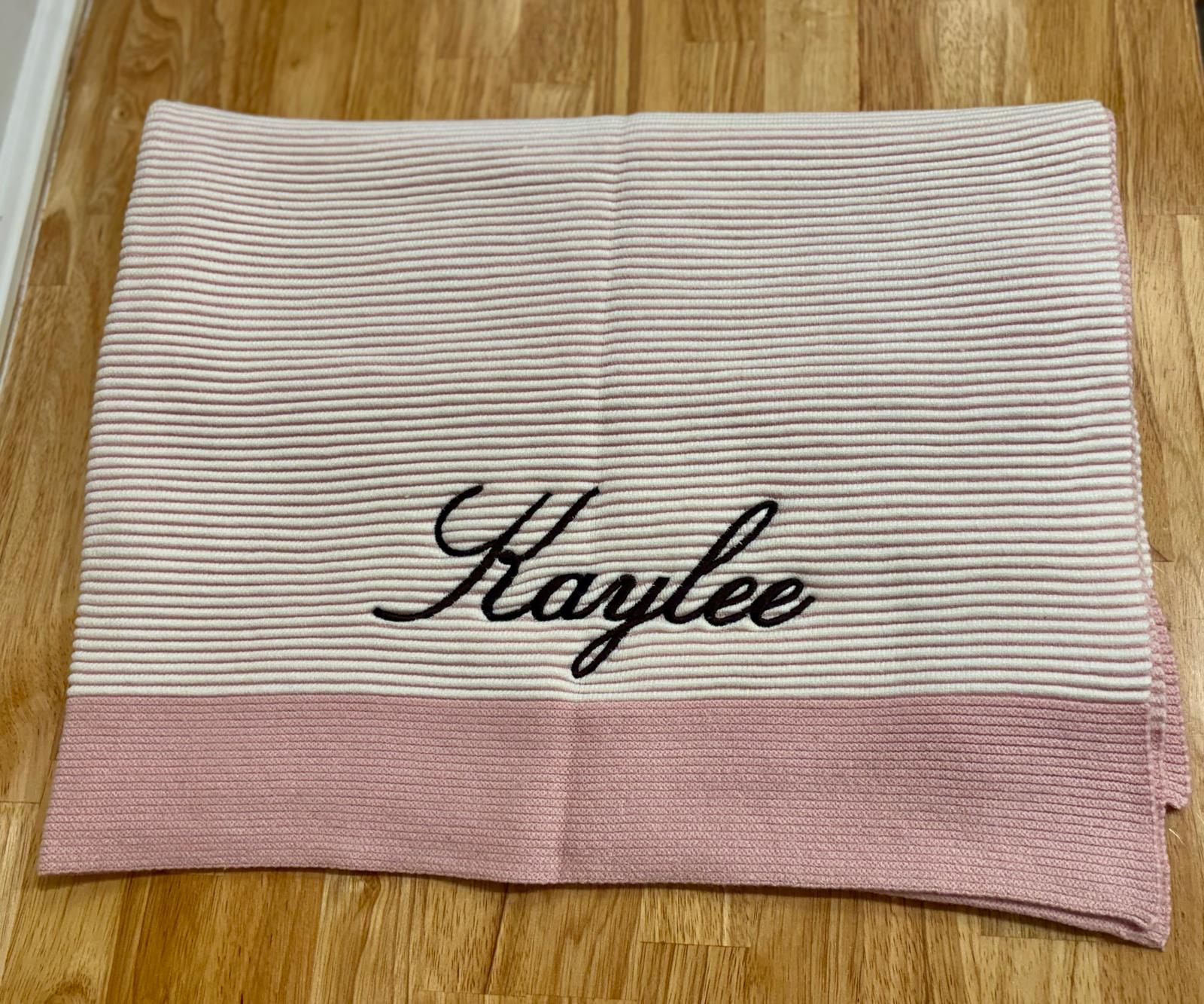 Stripes Knit Blanket