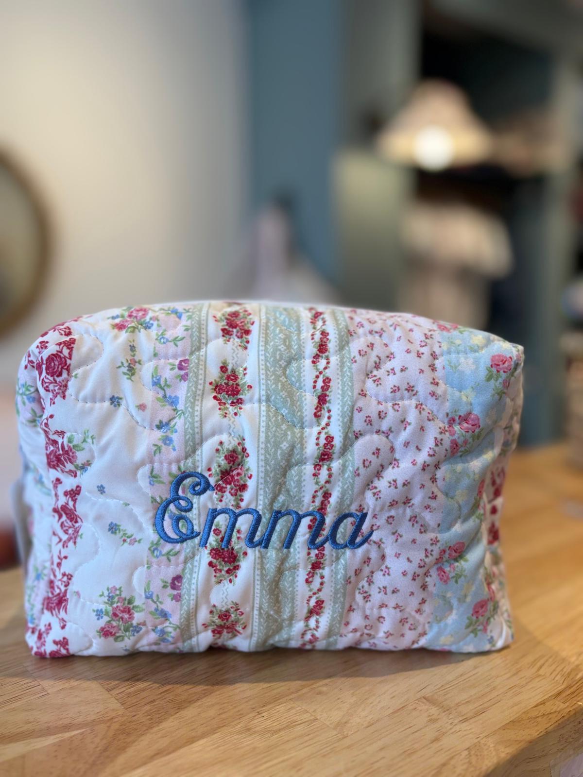 Quilted Makeup Bag