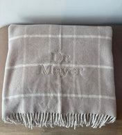 Window Pane Fringe Throw