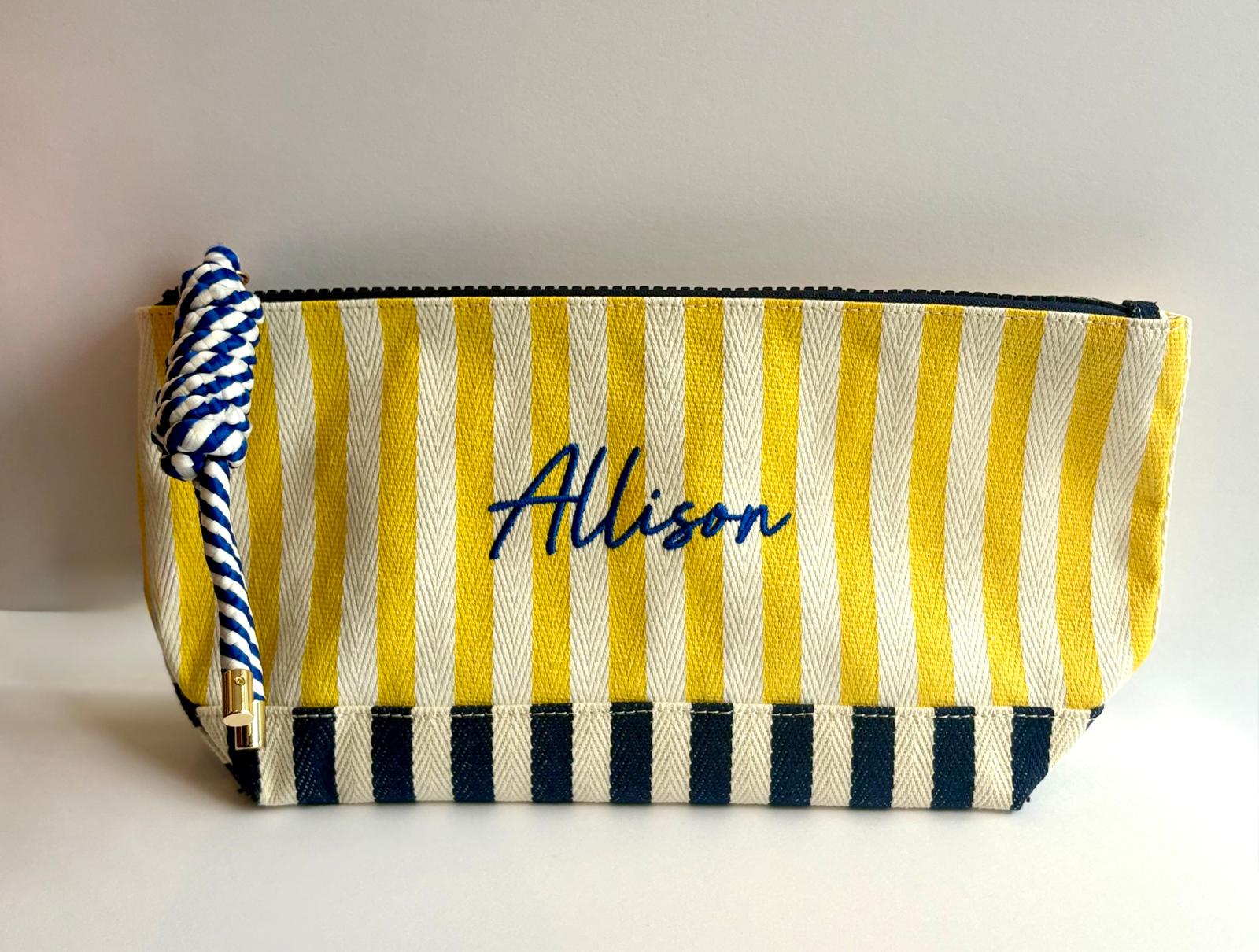 Port Stripe Pouch