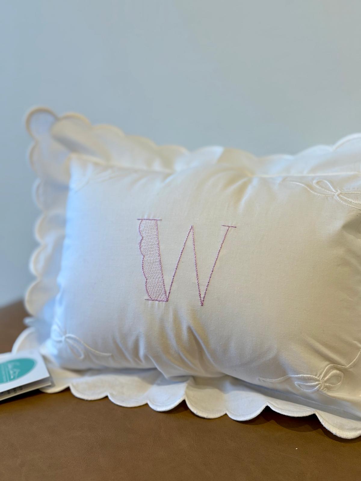 Double Thick Scalloped Baby/Boudoir Pillow Shams and Insert