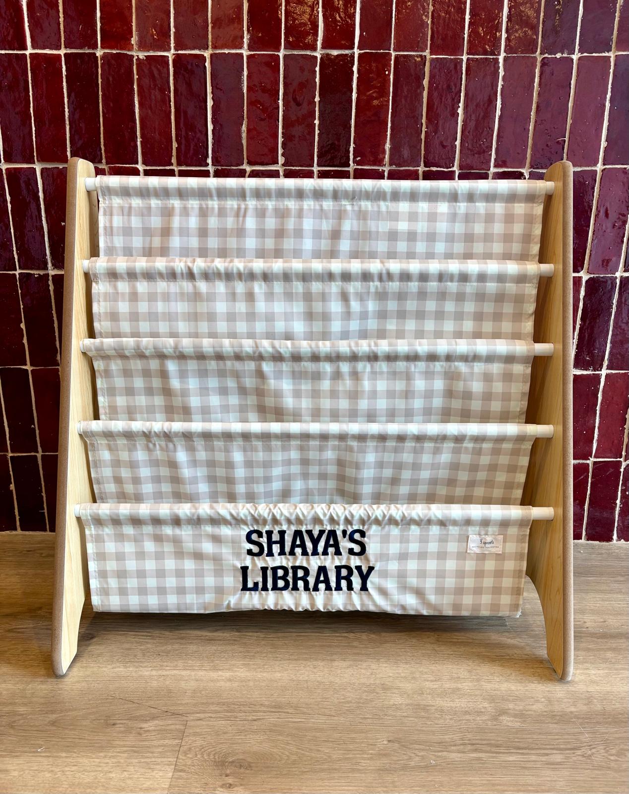 Gingham Kids Bookcase