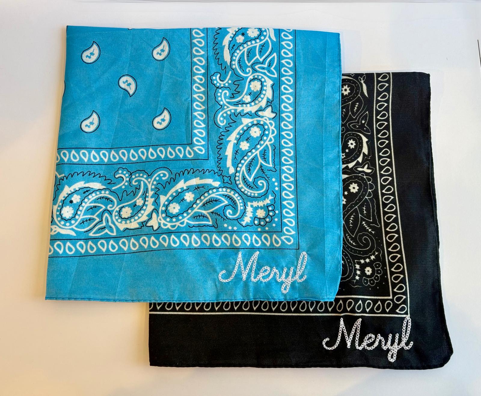 Embroidered Bandanas