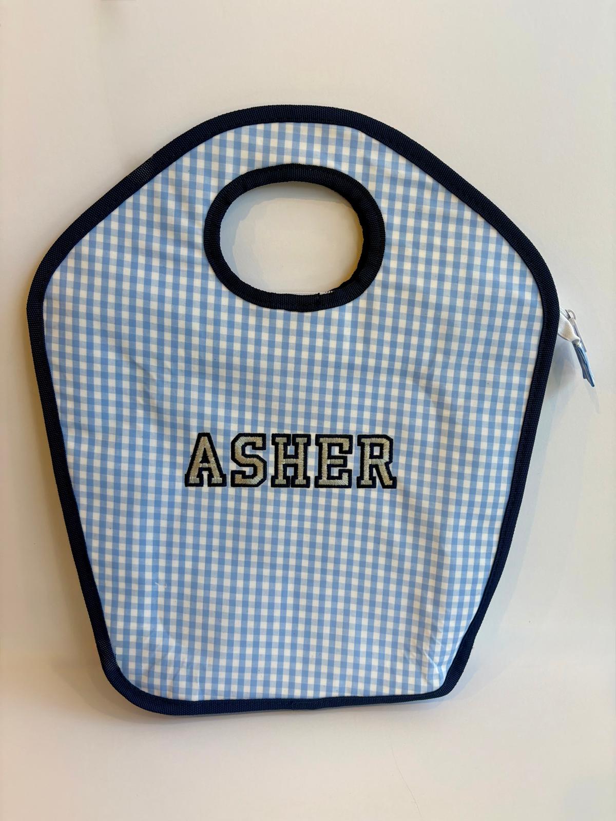 Vinyl Keyhole Diaper Bag