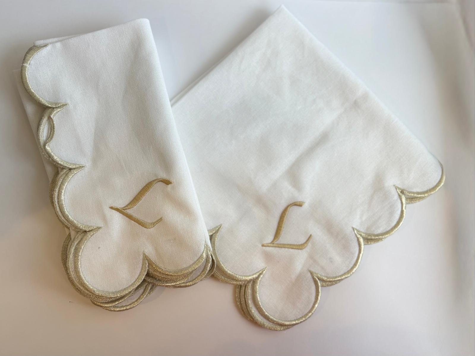 Scalloped Hem Napkin | Set of 4