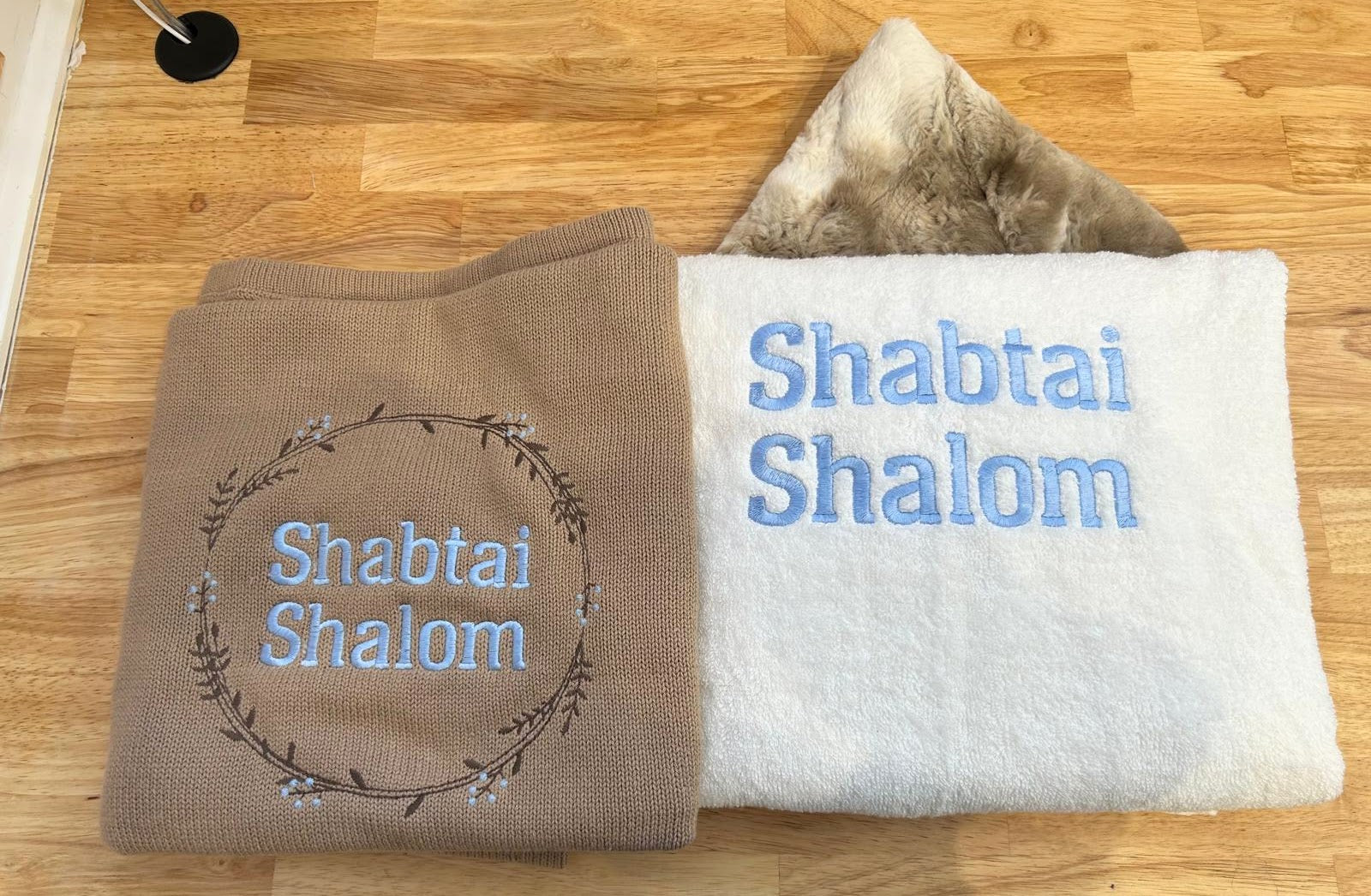 Embroidered Double Sided Blanket