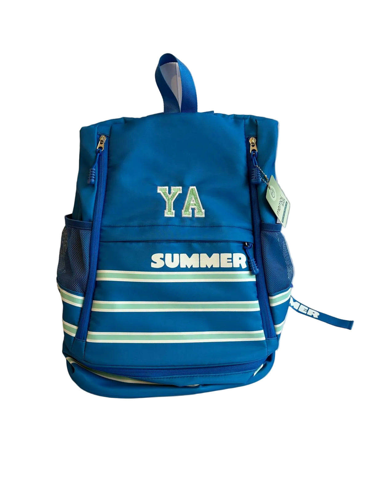 Striped Summer Camp Backpack
