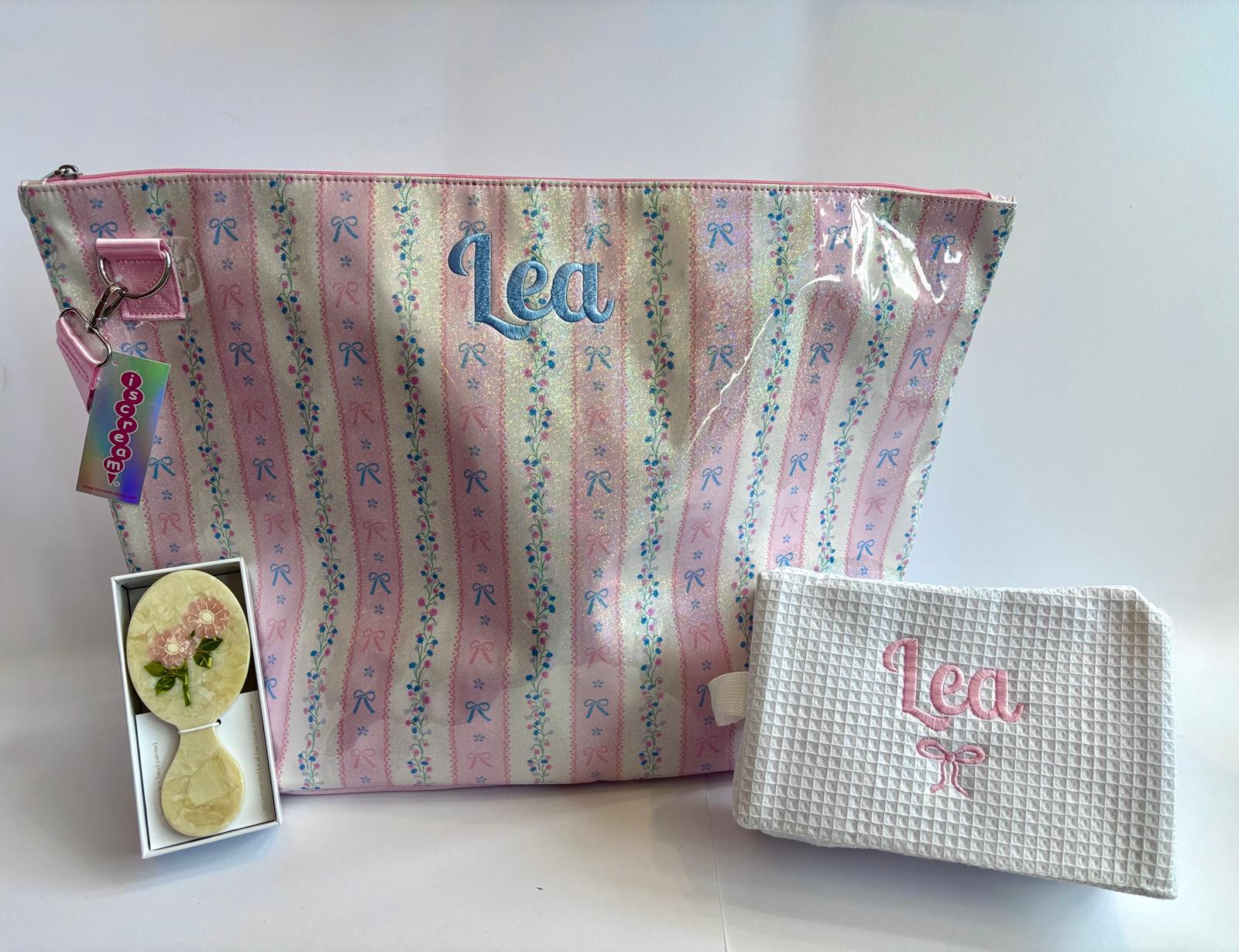 Floral Stripes Weekender Bag