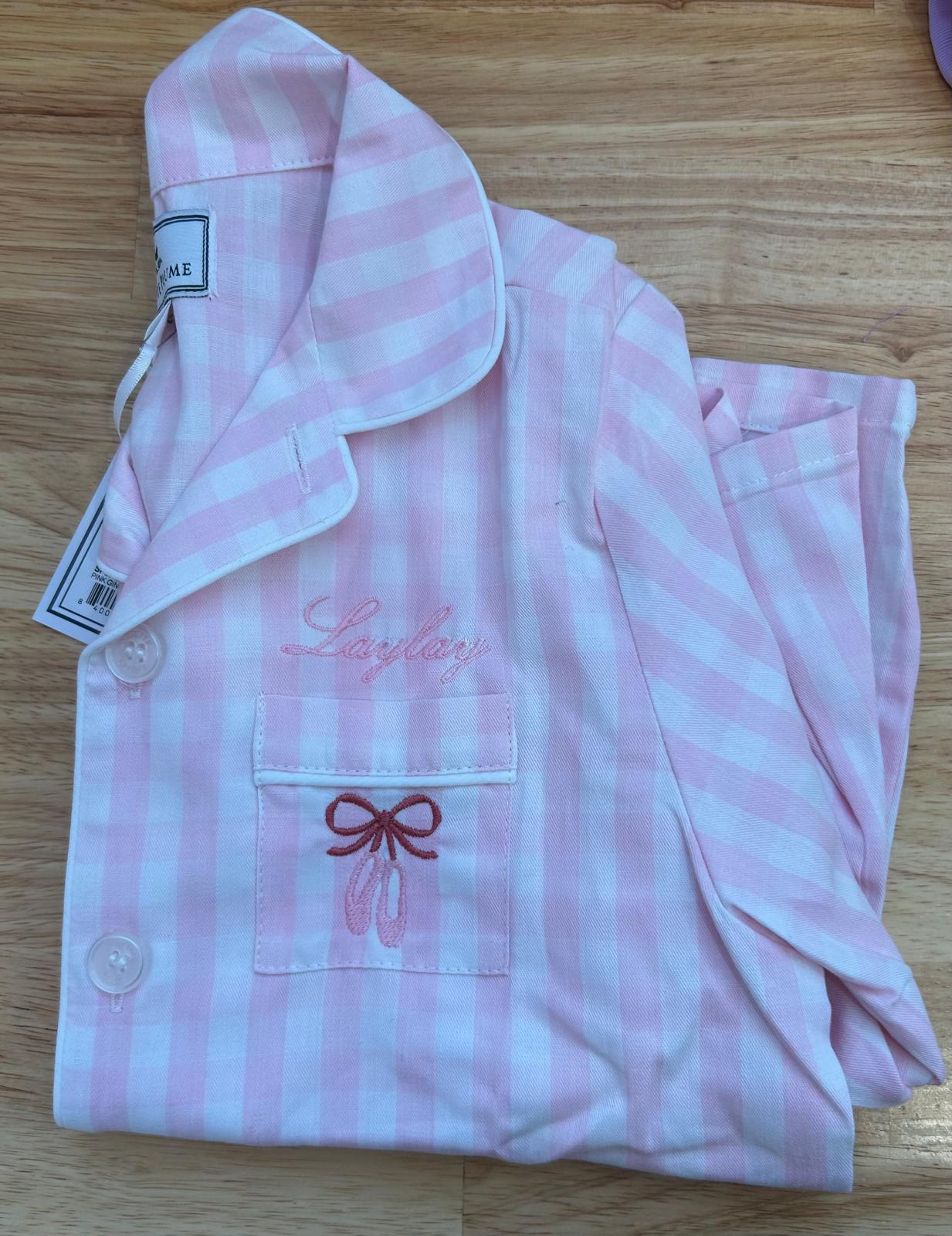 Kid's Twill Pajama Set