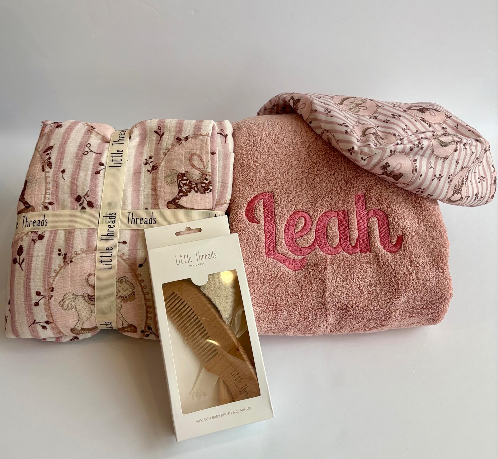Rocking Horse Hooded Bath Towel