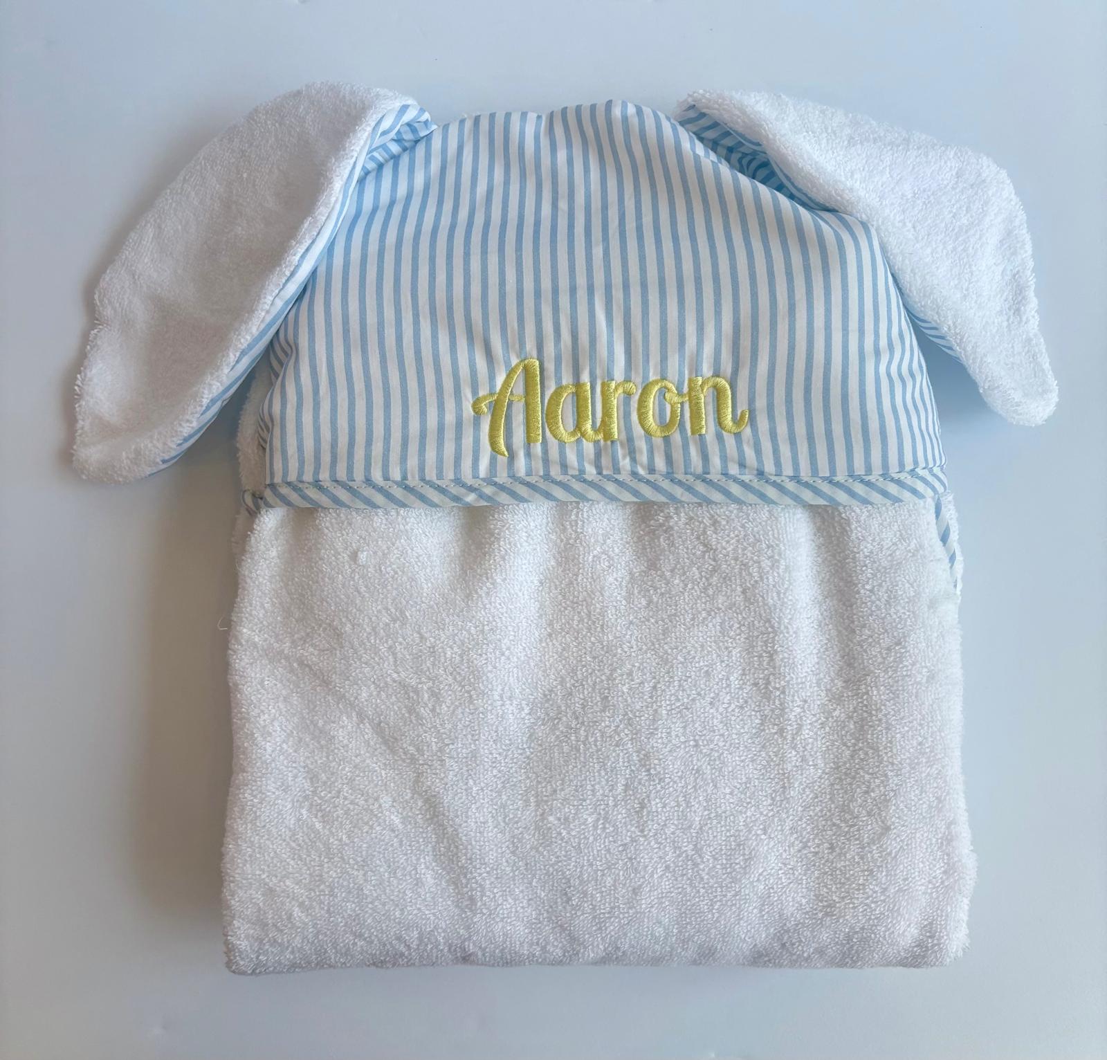 Percale Kids Bunny Hooded Towel