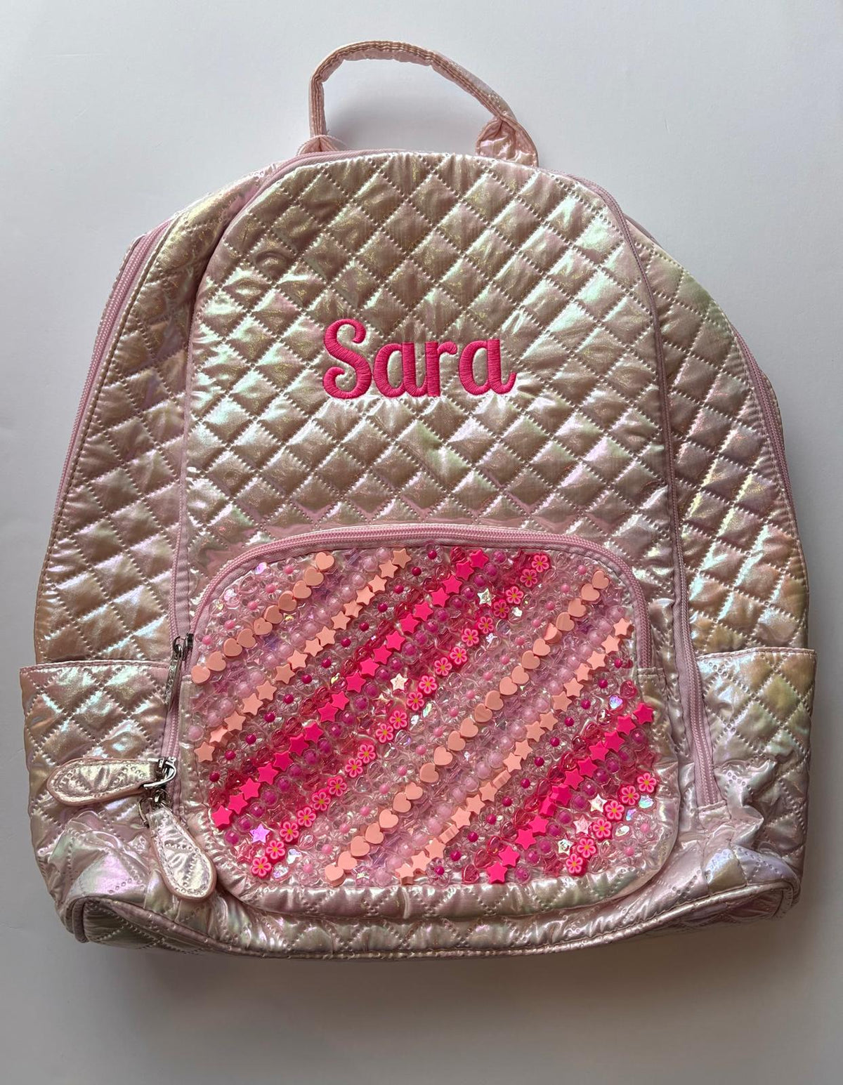 Galaxy Backpack with Full Charm Pocket
