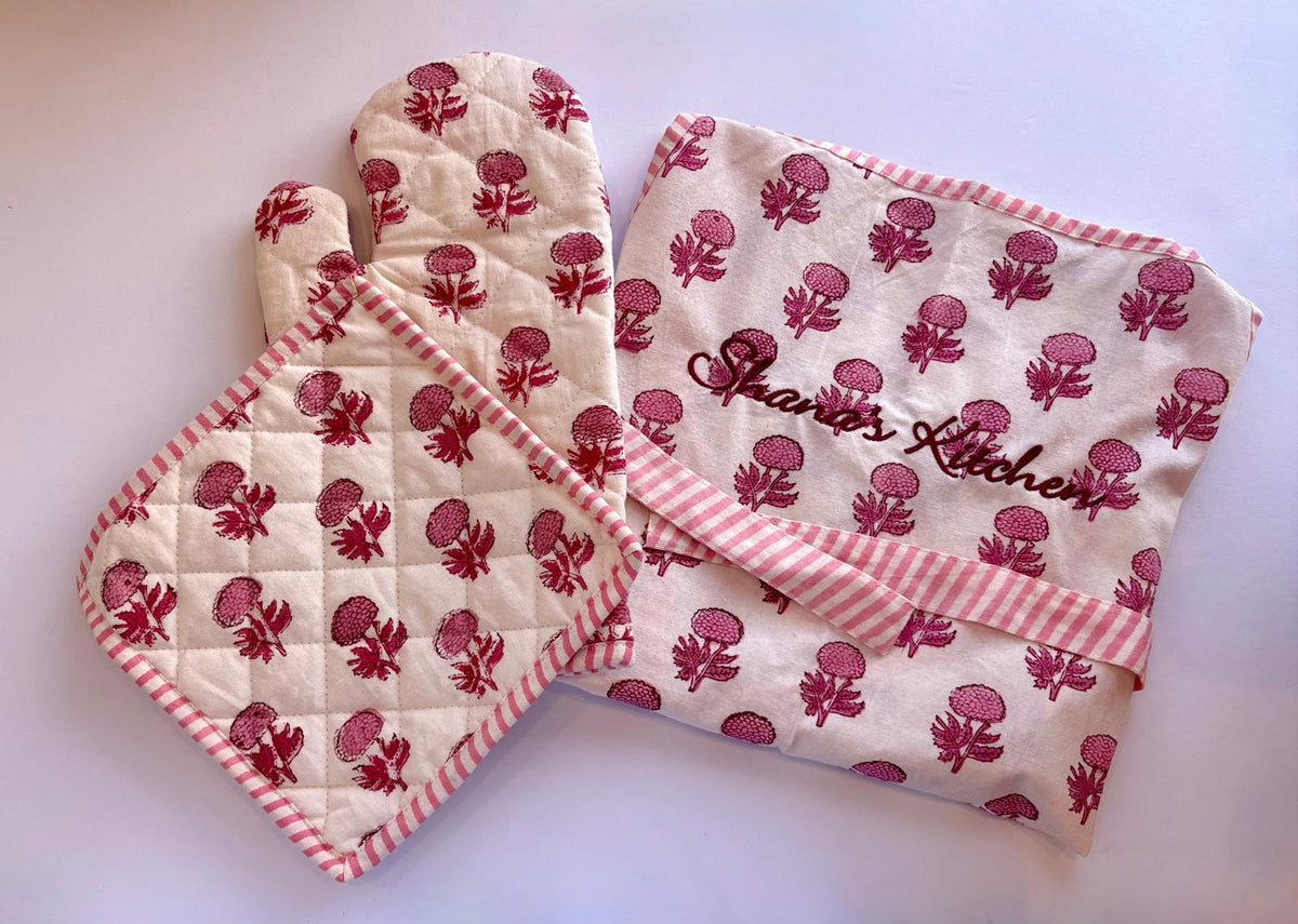 Cotton Print Apron