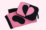 Travel Blanket Eye Mask Set