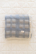 French Plaid Baby Quilt