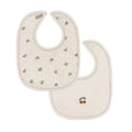 Cherry Print 2 Pack Bibs