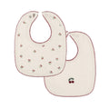 Cherry Print 2 Pack Bibs