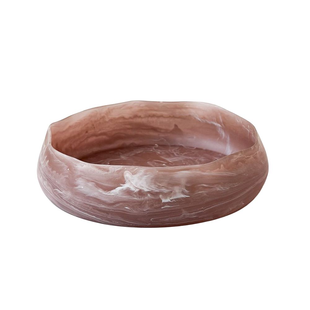 Resin Taupe Bowl