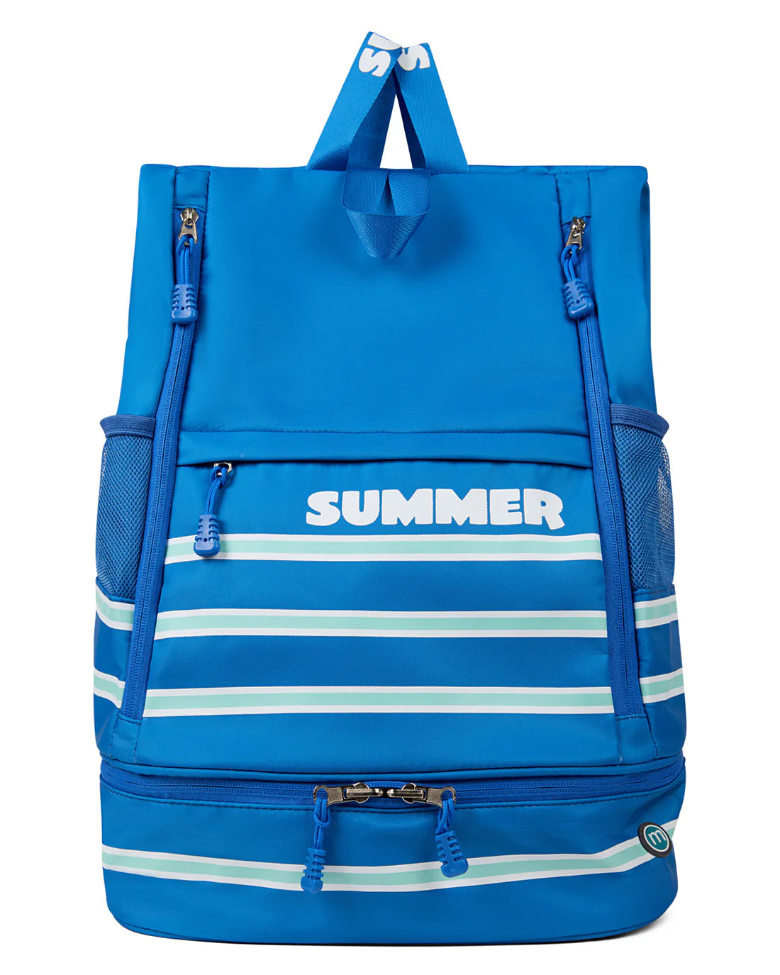 Striped Summer Camp Backpack
