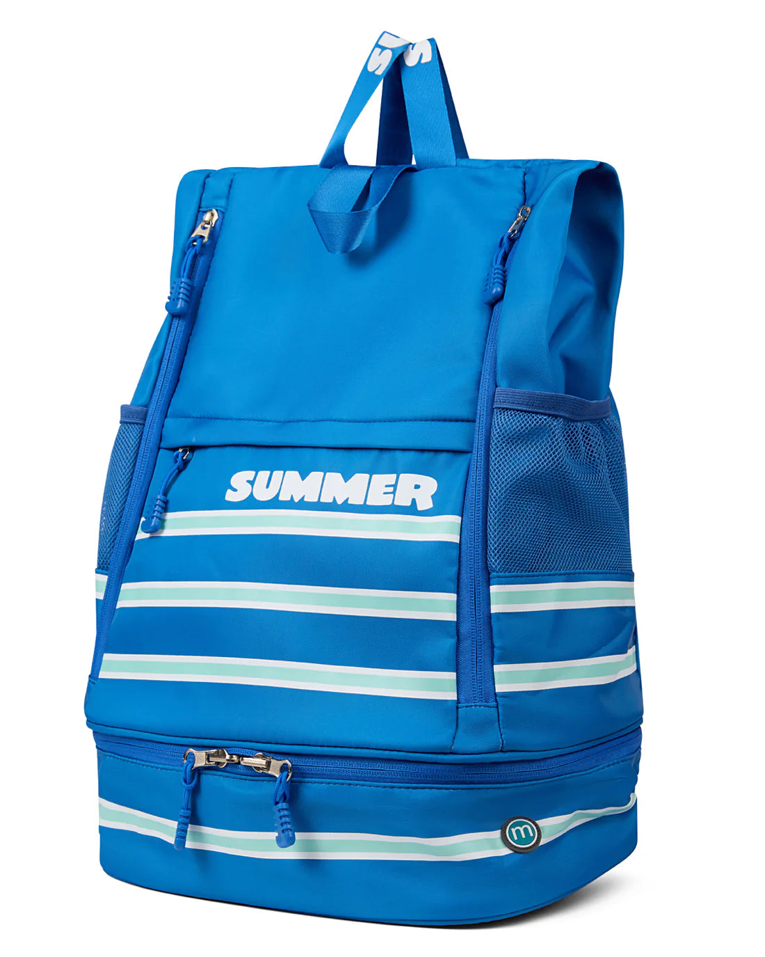 Striped Summer Camp Backpack