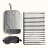 Krama Dark Gray Organic Cotton Travel Set