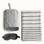 Krama Dark Gray Organic Cotton Travel Set