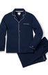Men's Pima Pajama Set in Navy.