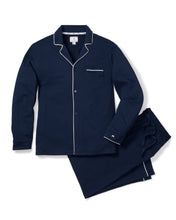 Men's Pima Pajama Set in Navy.